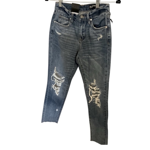 BlankNYC Women's The Rivington High-Rise Tapered Cotton Jeans Size 24 NEW - Picture 1 of 14
